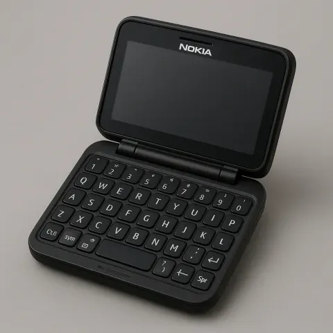 Nokia Mobile Phone with a Flip-open Design