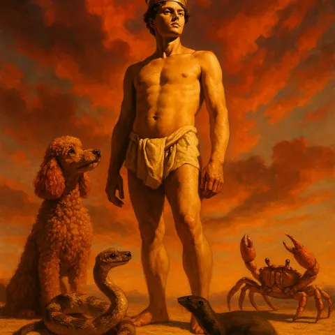 Upright and Confident Androgynous Renaissance-era Fictional Icon