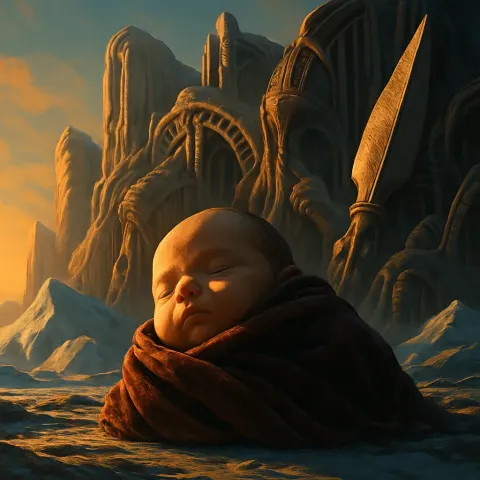 Infant with a Serene
