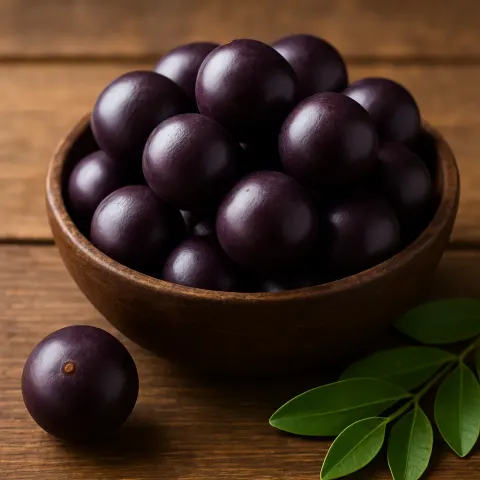 Dark Purple Fruit That Originates from the Amazon Rainforest