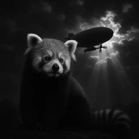 Two Distinct Subjects—a Lesser Panda