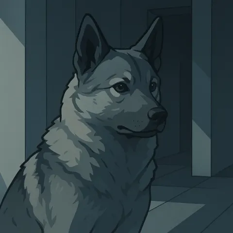 Single Norwegian Elkhound