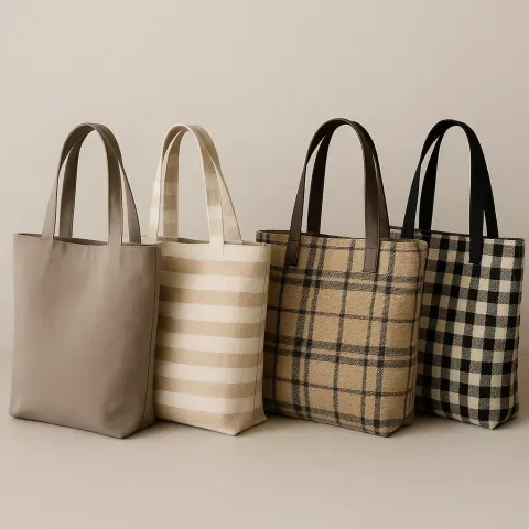 Showcasing Four Fashionable Tote Bags