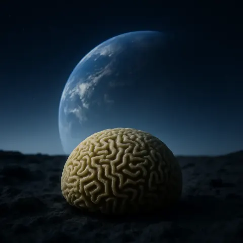 Solitary Pale Yellow Brain Coral