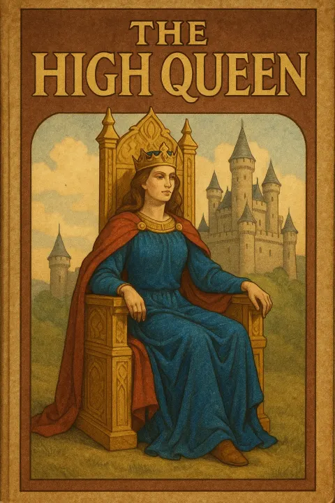Book Cover Featuring the Title "The High Queen" in Bold