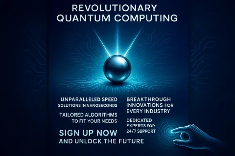 Modern and Visually Striking Promotional Poster with a Clean