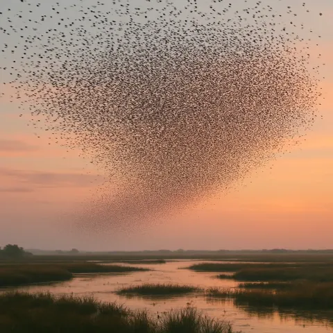 Vast Flock of Birds