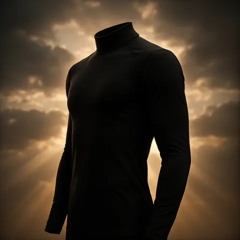 Single Classic Black Monochrome Jersey