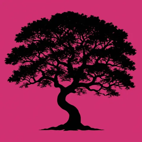 Against a Vibrant Magenta Background