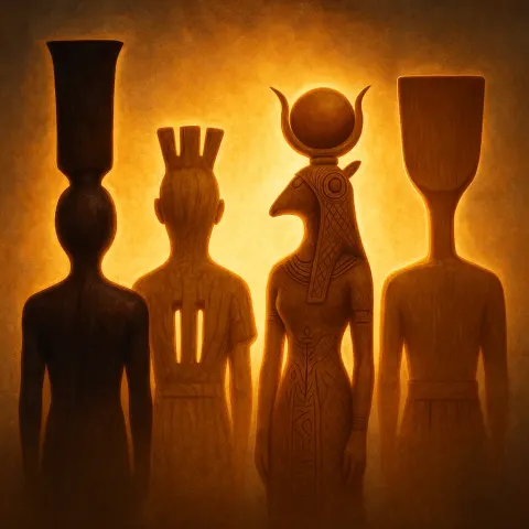 Transformed into Stylized Representations of Gods and Pharaohs