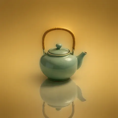 Single Celadon Glaze Teapot
