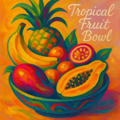 Tropical Fruit Bowl ## 🎨 Artistic Approach