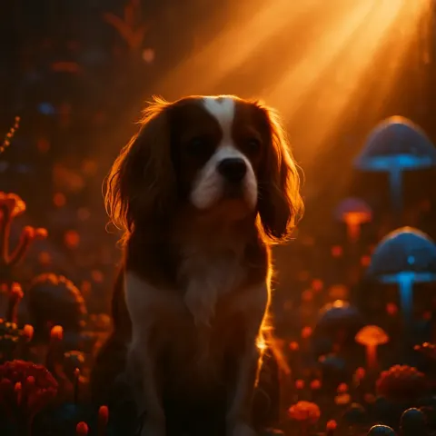 Single Blenheim Spaniel
