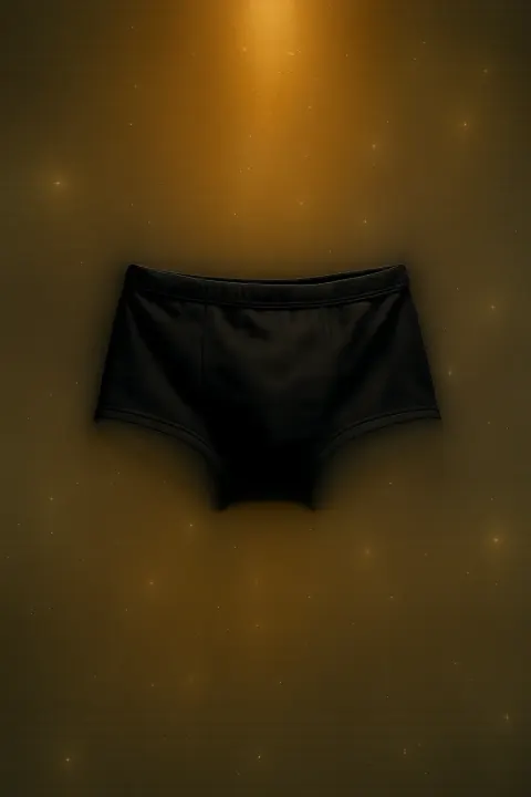 Lone Jet Black Swimming Trunk Floats Sharply