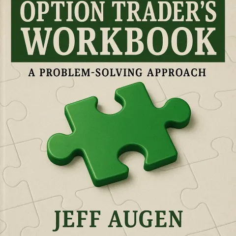 Workbook Cover Titled "The Option Trader's Workbook