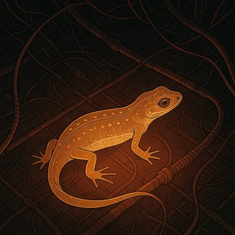 Schematic Common Newt