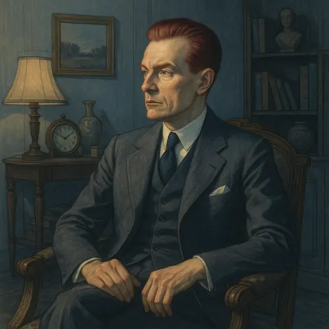 Distinguished Gentleman of 1920s Elite Style