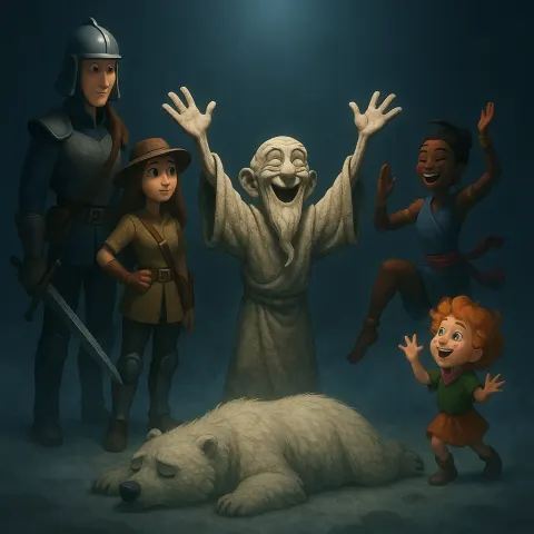 Tall Disney-Pixar Helmeted Service Worker with Sword