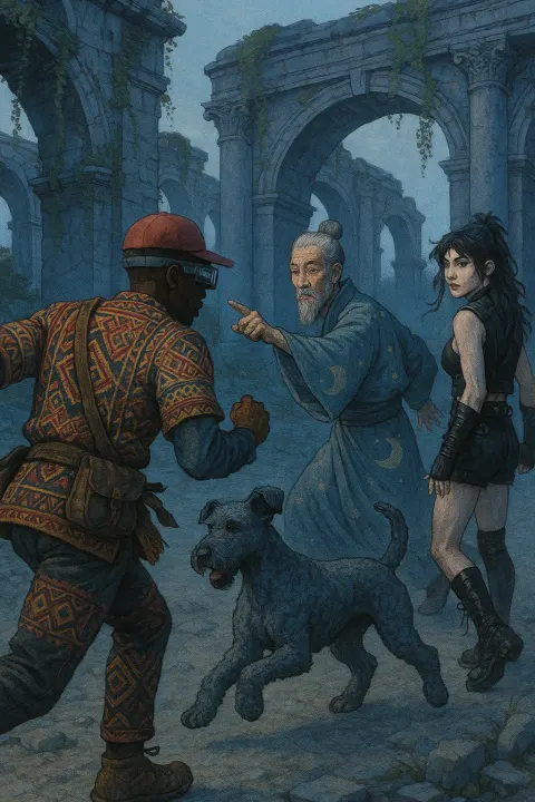 Explorer in Fantasy Medieval Historical Garb