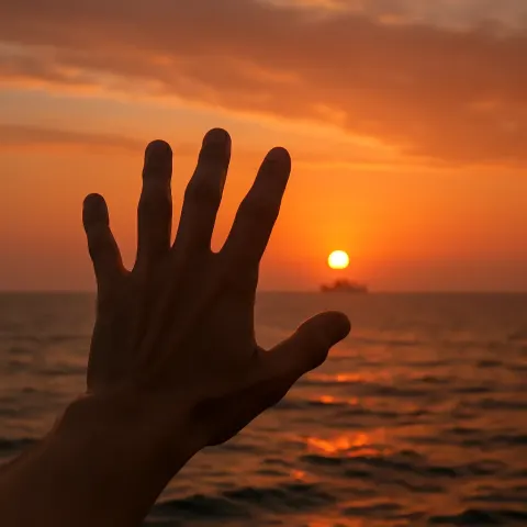 Hand Stretches Toward the Heavens