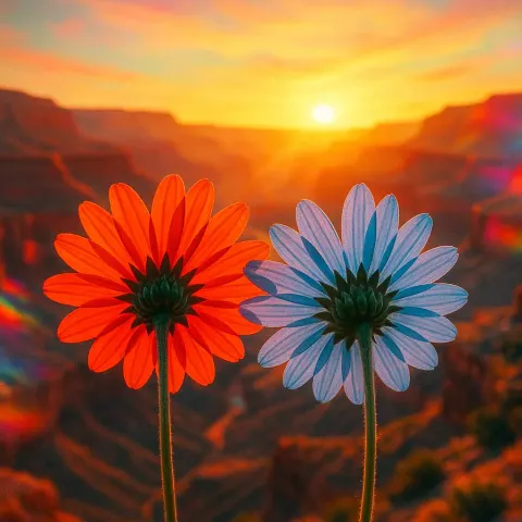 Two Distinct Daisies