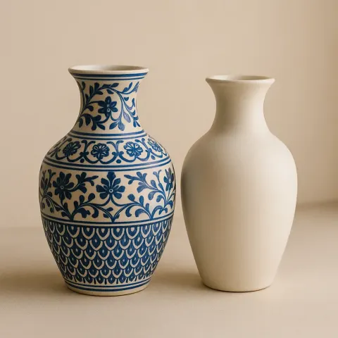 Two Ornamental Ceramic Vases