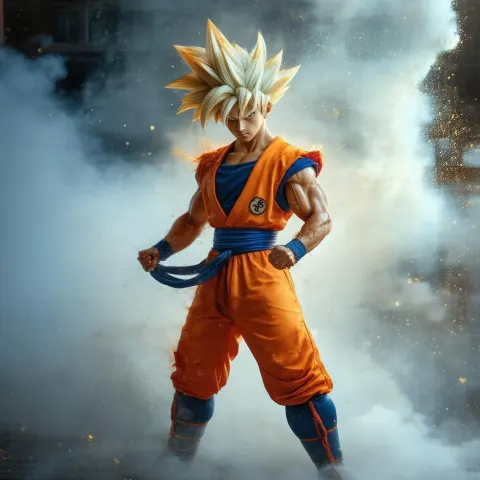 Saiyan in a Maki Sushi Costume Photograph