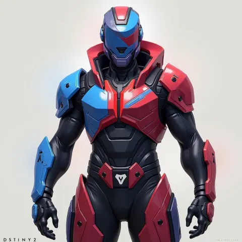 Sleek Futuristic Destiny 2 Concept Armor
