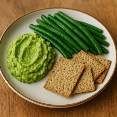 Healthy Dish Consisting of Creamy Avocado Mash