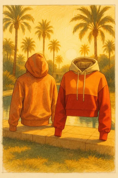 Within the Tranquil Sketchbook Aesthetic of a Secluded Oasis