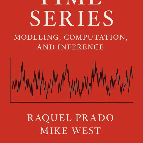 Red Book Cover Titled "Time Series