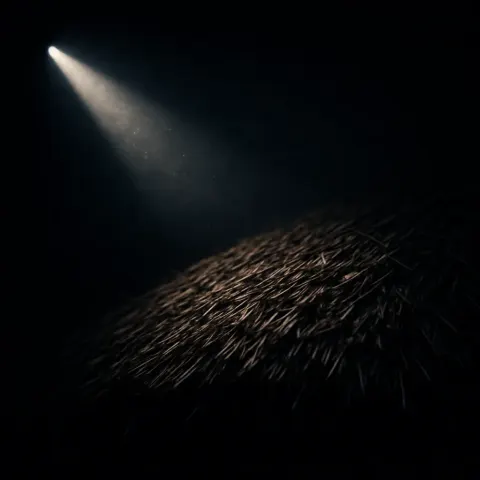 Single Sunbeam Penetrates the Darkness