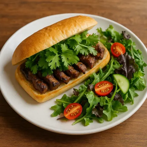 Sandwich Filled with Grilled Meat