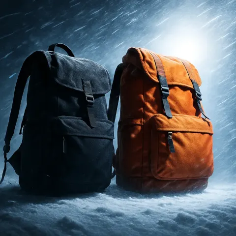Two Contrasting Backpacks