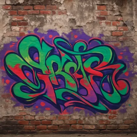 Against a Deteriorated Brick Wall