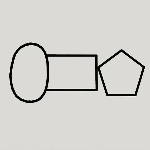 Angular Rectangle Stretched Outward