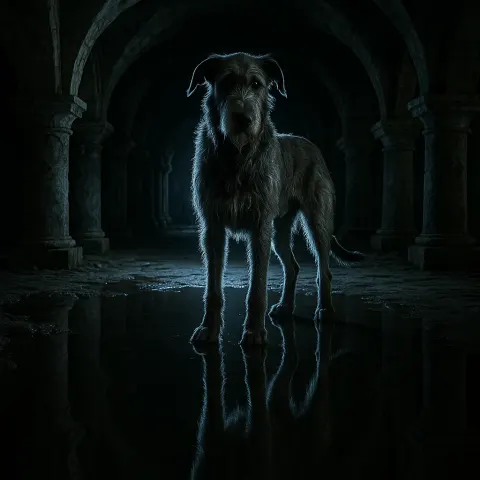Commanding Irish Wolfhound