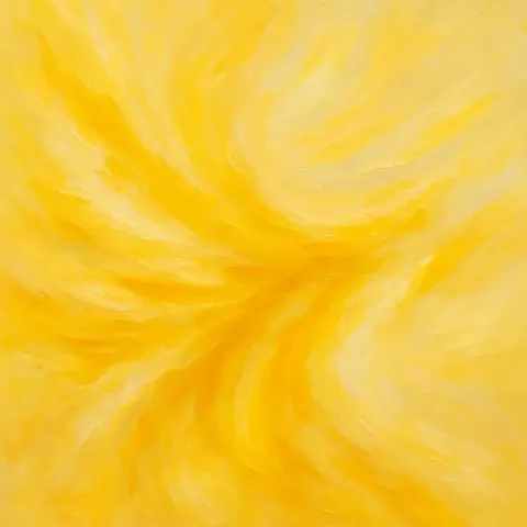 Cheerful Abstract Oil Painting Bursts Forth in Vibrant Colors
