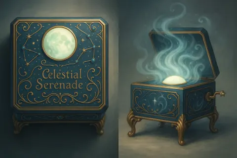 Mesmerizing and Otherworldly Visual Design for a Magical Music Box