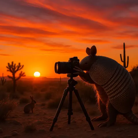 Known for Capturing Stunning Images of Desert Sunsets and Wildlife