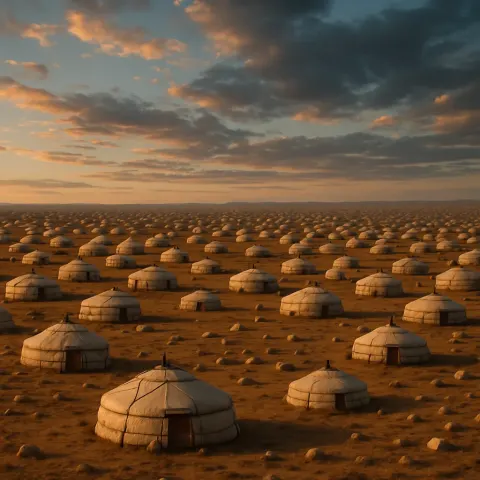 Countless Nomadic Tents