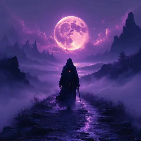 A Soul's Thousand Year Voyage Under the Moon
