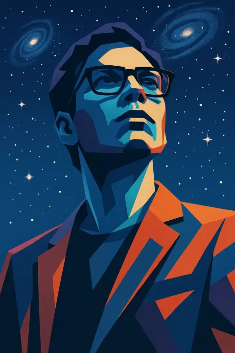 Androgynous Visionary Tech Innovator