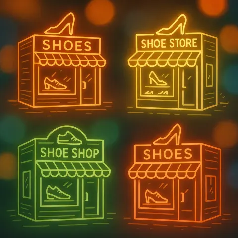 Four Diverse Shoe Shops