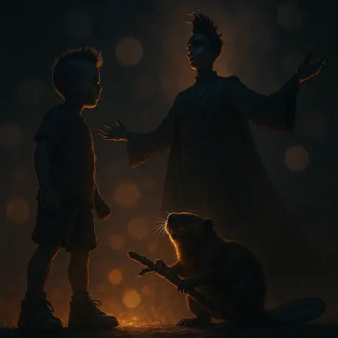 Infamous Child in Prominent Sneakers and a Regal