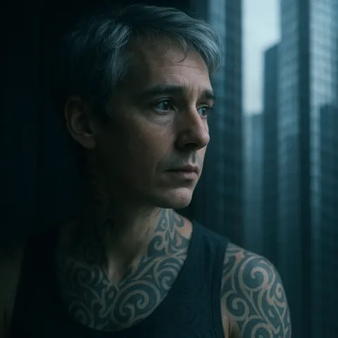 Innocent Character with Silver Grey Salt and Pepper Hair