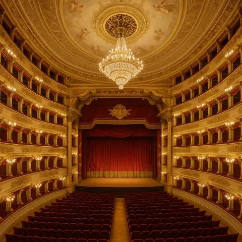 Elegant Opera House Celebrated for its Lavish Design