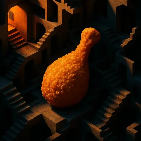 Single Golden Brown Drumstick