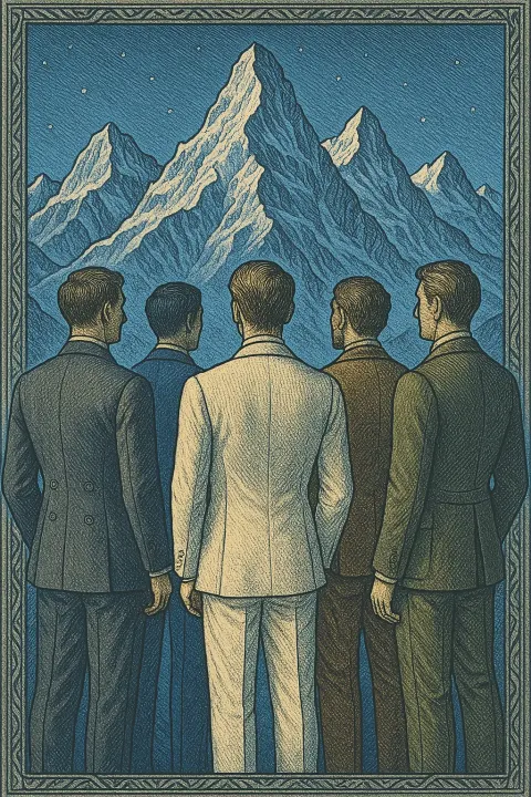 Five Distinct Suits—a Bespoke Tailored Charcoal Grey Six-button Double-breasted Wool
