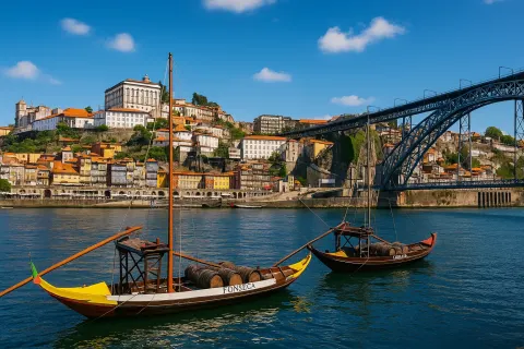 Picturesque Riverside View of Porto